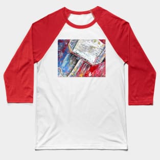 Mjolnir in Abstract Baseball T-Shirt